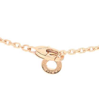 Bulgari 18K Rose Gold Diamond Serpenti Viper Demi Pave Pendant Necklace 4 of 5