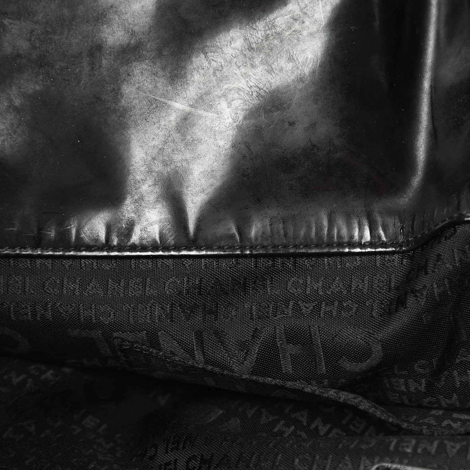 Chanel Vinyl XL Coco Cabas Black 8 of 14