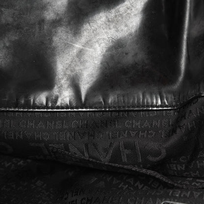 Chanel Vinyl XL Coco Cabas Black 8 of 14