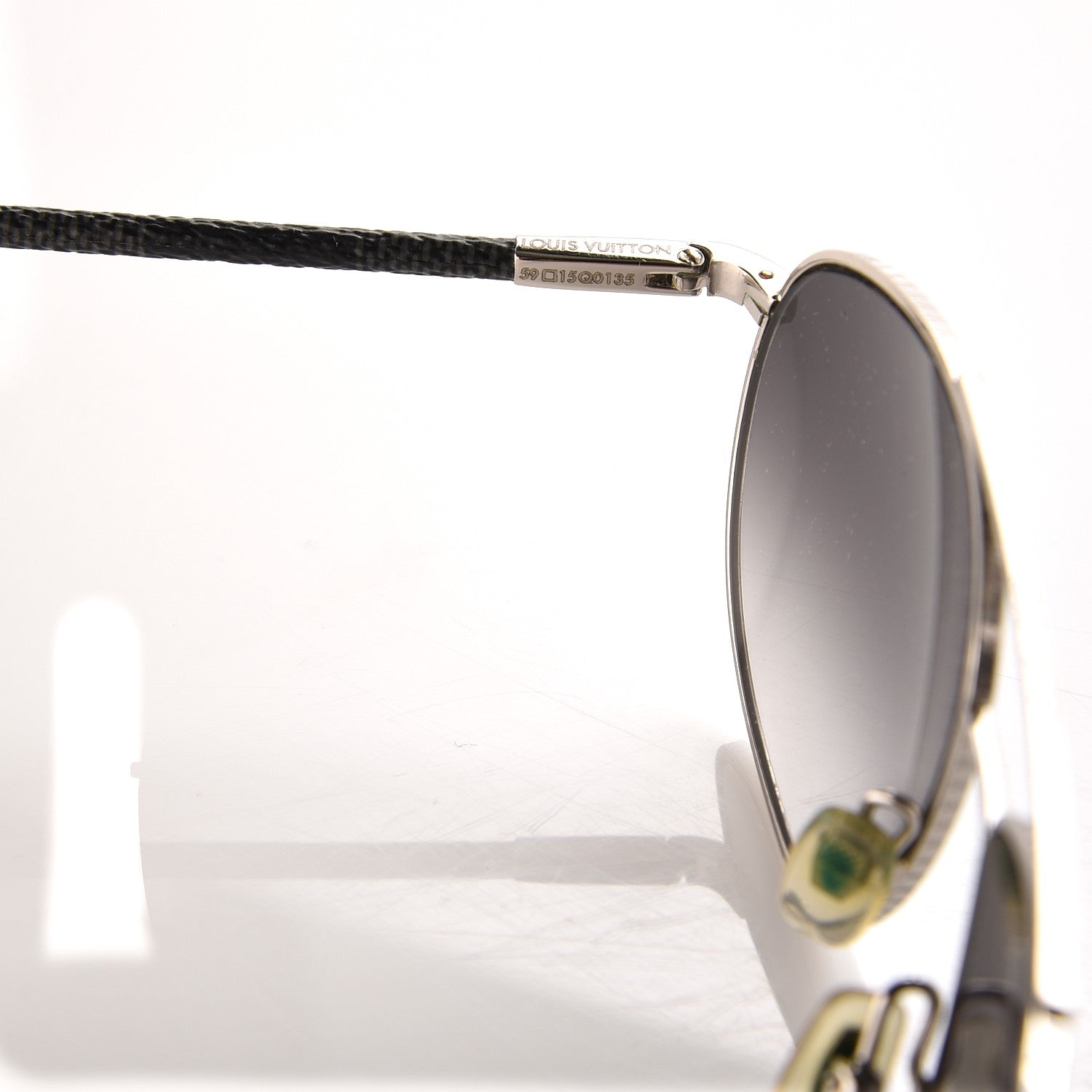 Louis Vuitton Damier Graphite Conspriration Ovale Z0358U Sunglasses 8 of 10