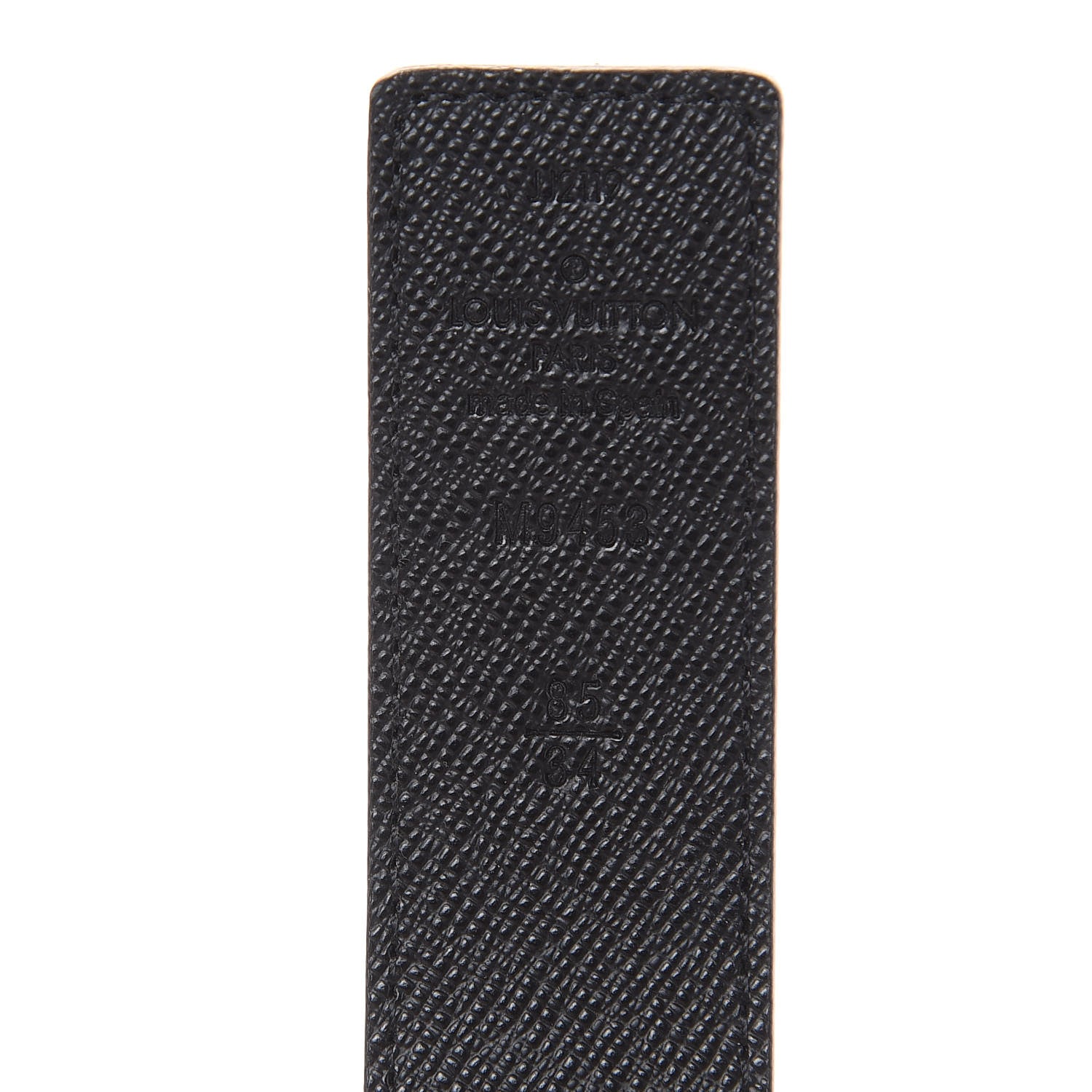 Louis Vuitton Calfskin Monogram 30mm LV Initiales Reversible Belt 85 34 Black 4 of 6