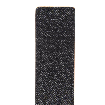 Louis Vuitton Calfskin Monogram 30mm LV Initiales Reversible Belt 85 34 Black 4 of 6