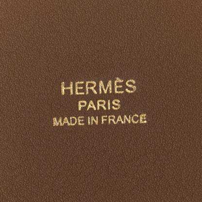 Hermes Swift Epsom Pocket Kelly Shoulder Strap Alezan Biscuit 5 of 7