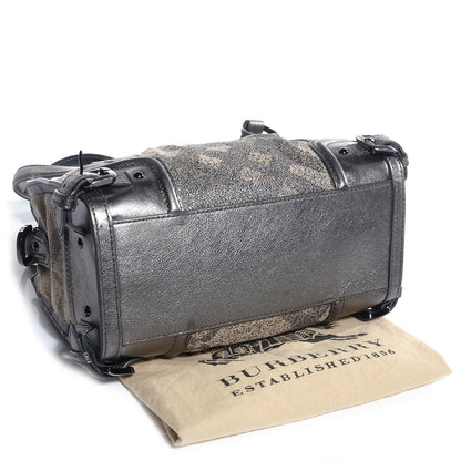 Burberry Shimmer Check Degrade Small Pilgrim Satchel 4 of 14