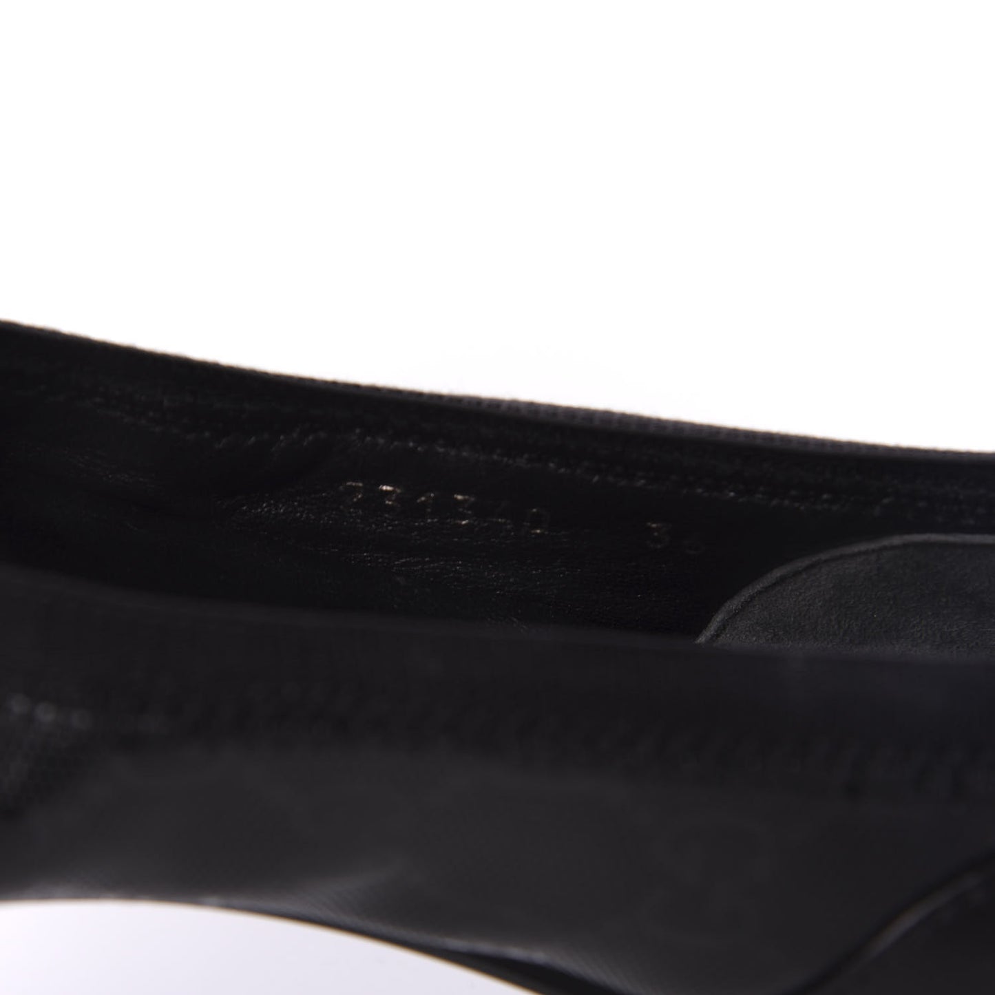 Imprime Monogram Ballerina Flats 36 Black