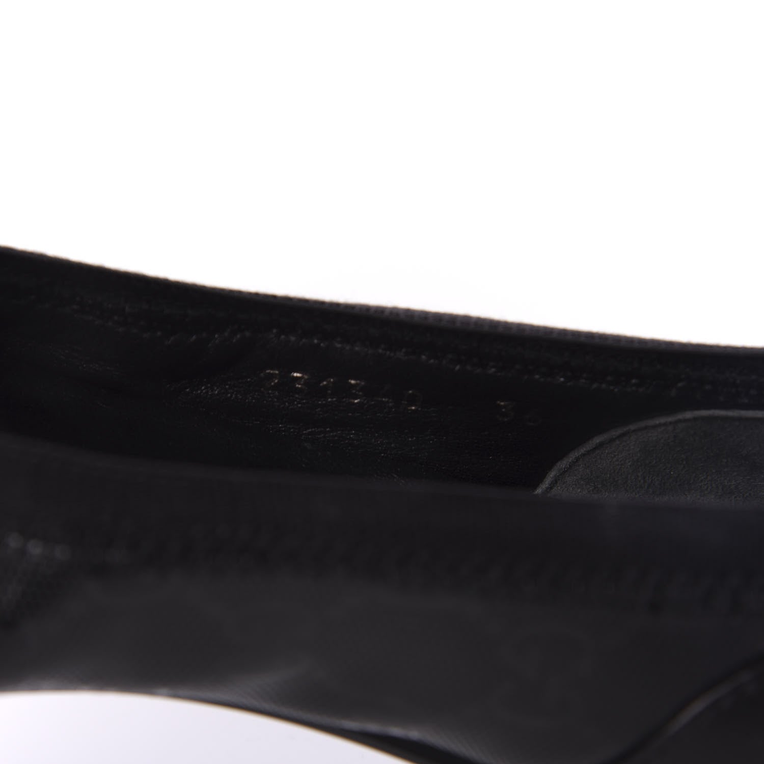 Gucci Imprime Monogram Ballerina Flats 36 Black 8 of 8