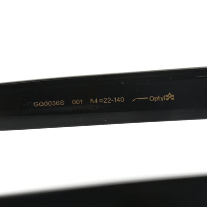 Gucci Acetate Square Frame Sunglasses GG0036S Black 5 of 8