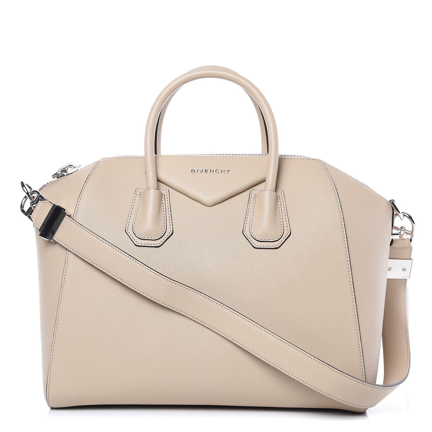 Givenchy Sugar Goatskin Medium Antigona Beige Buff 1 of 15