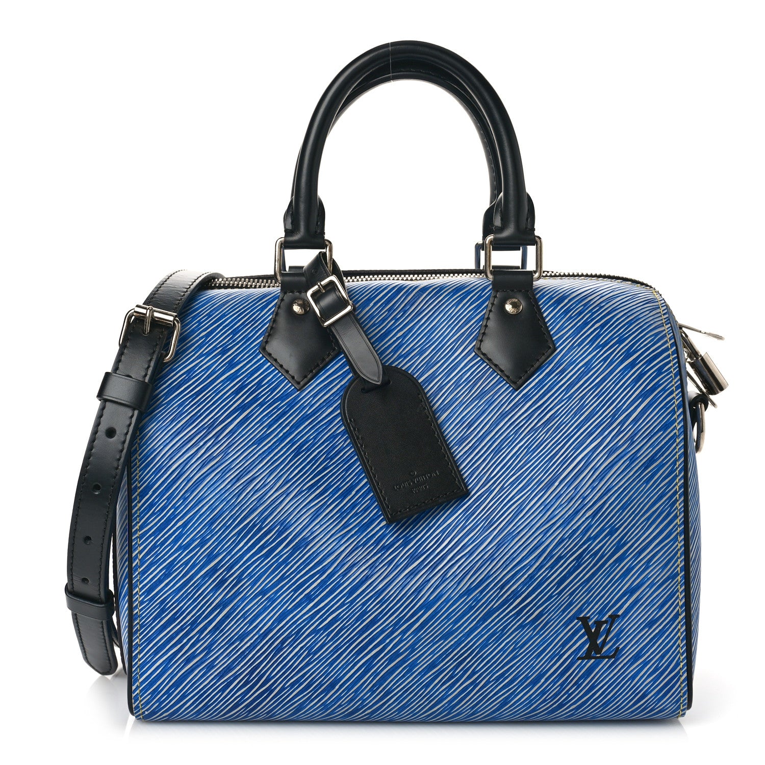 Louis Vuitton Epi Speedy Bandouliere 25 Denim Light 1 of 8