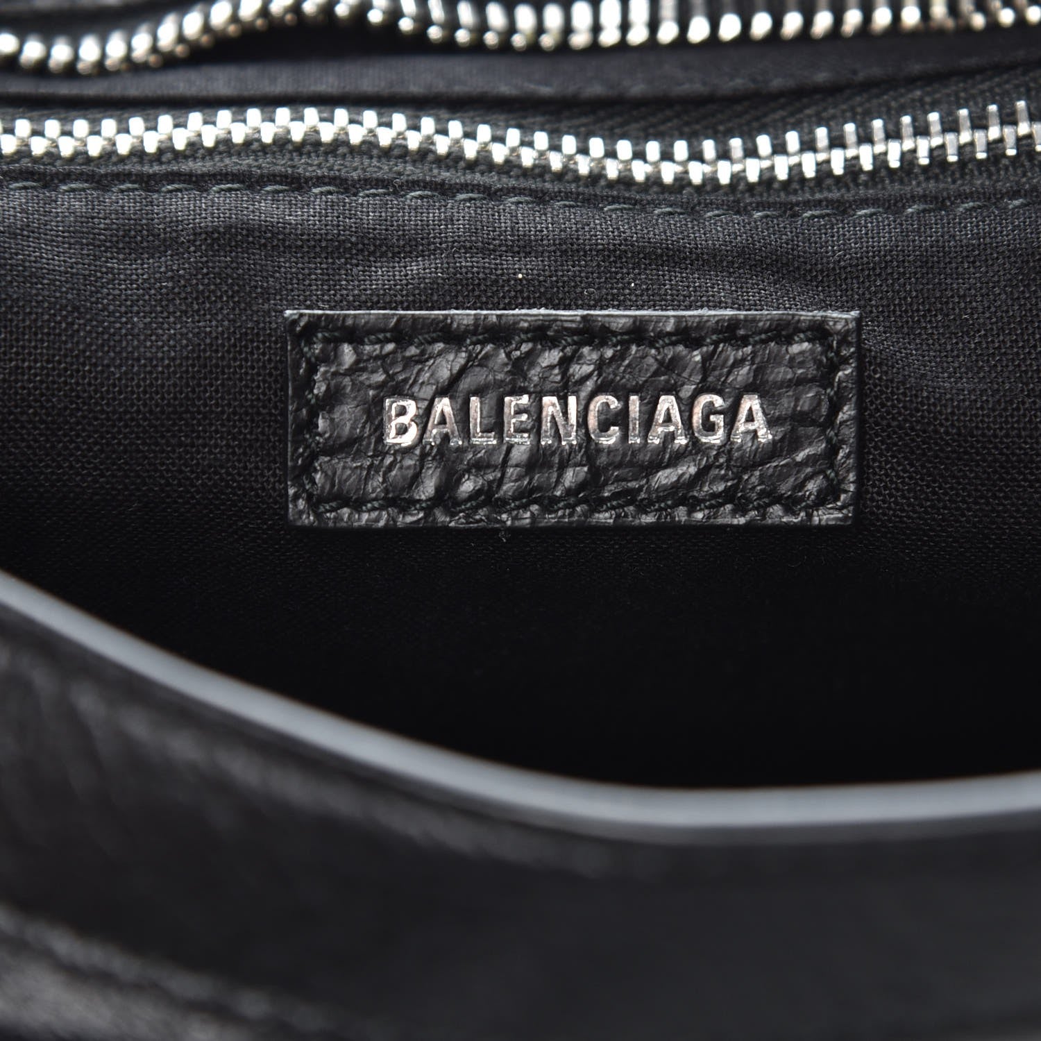 Balenciaga Agneau Classic Silver Hardware S City Logo Strap Black Rose Shocking 6 of 7