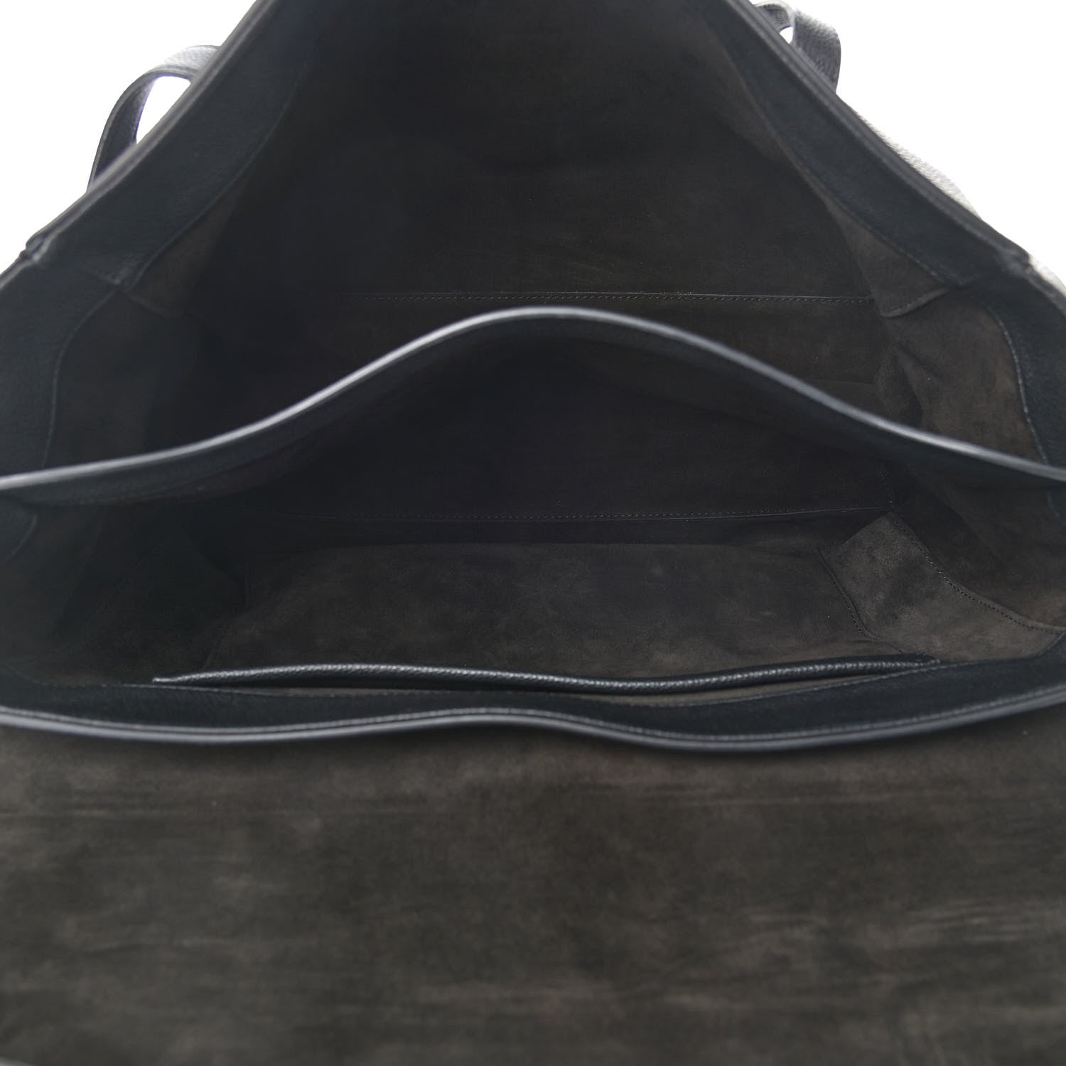 Celine Grained Calfskin Large Soft 16 Bag Black 7 of 10