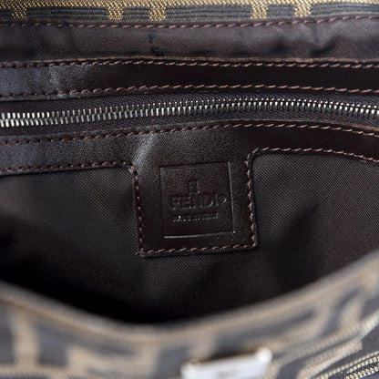 Fendi Zucca Shoulder Bag Tobacco 14 of 22