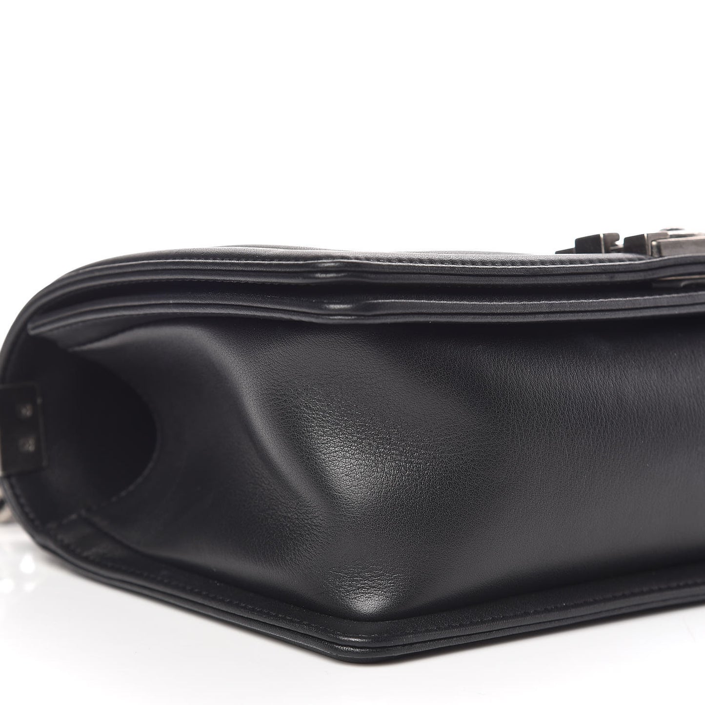 Calfskin Quilted Medium Boy Flap Black