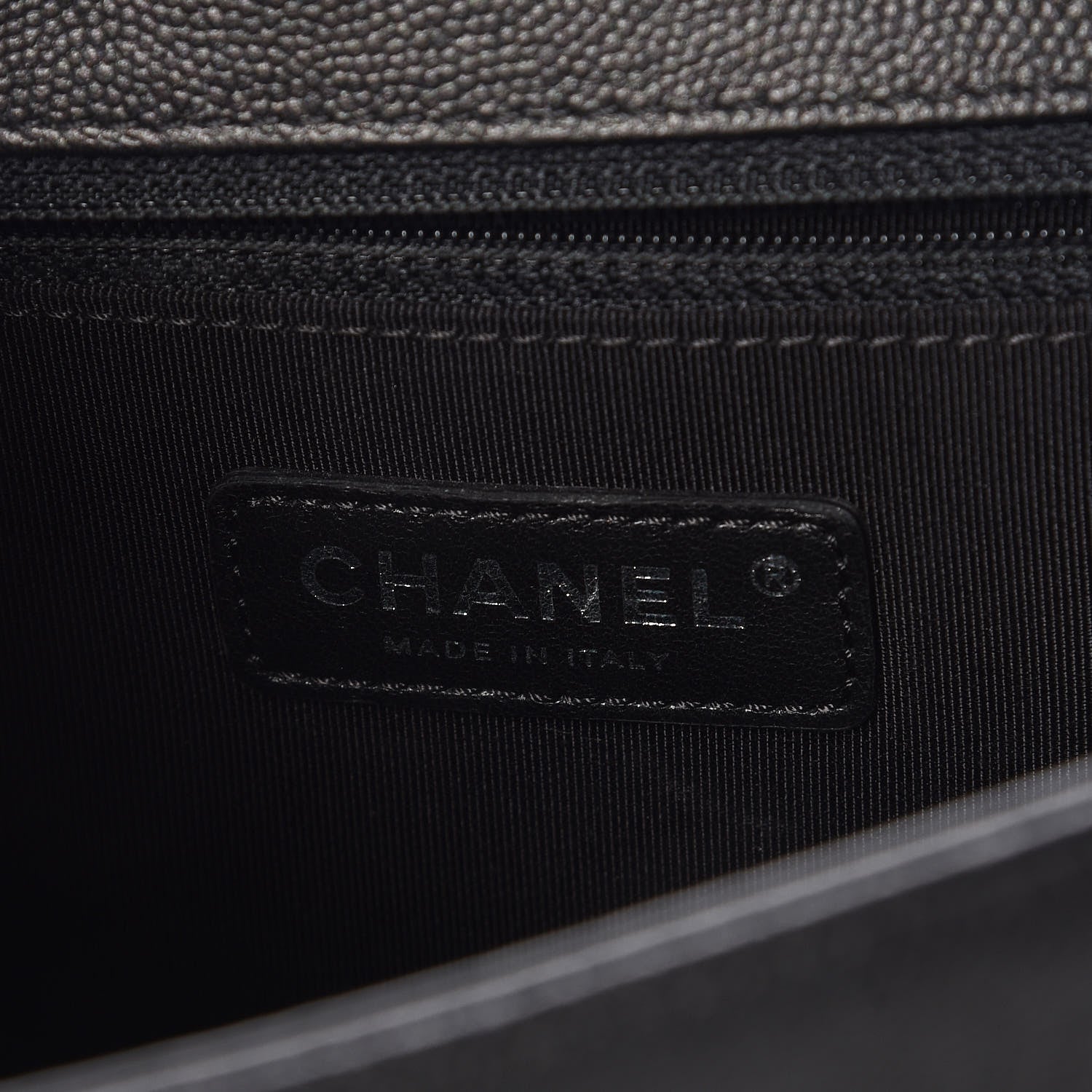 Chanel Caviar Quilted New Medium Boy Flap So Black 6 of 8