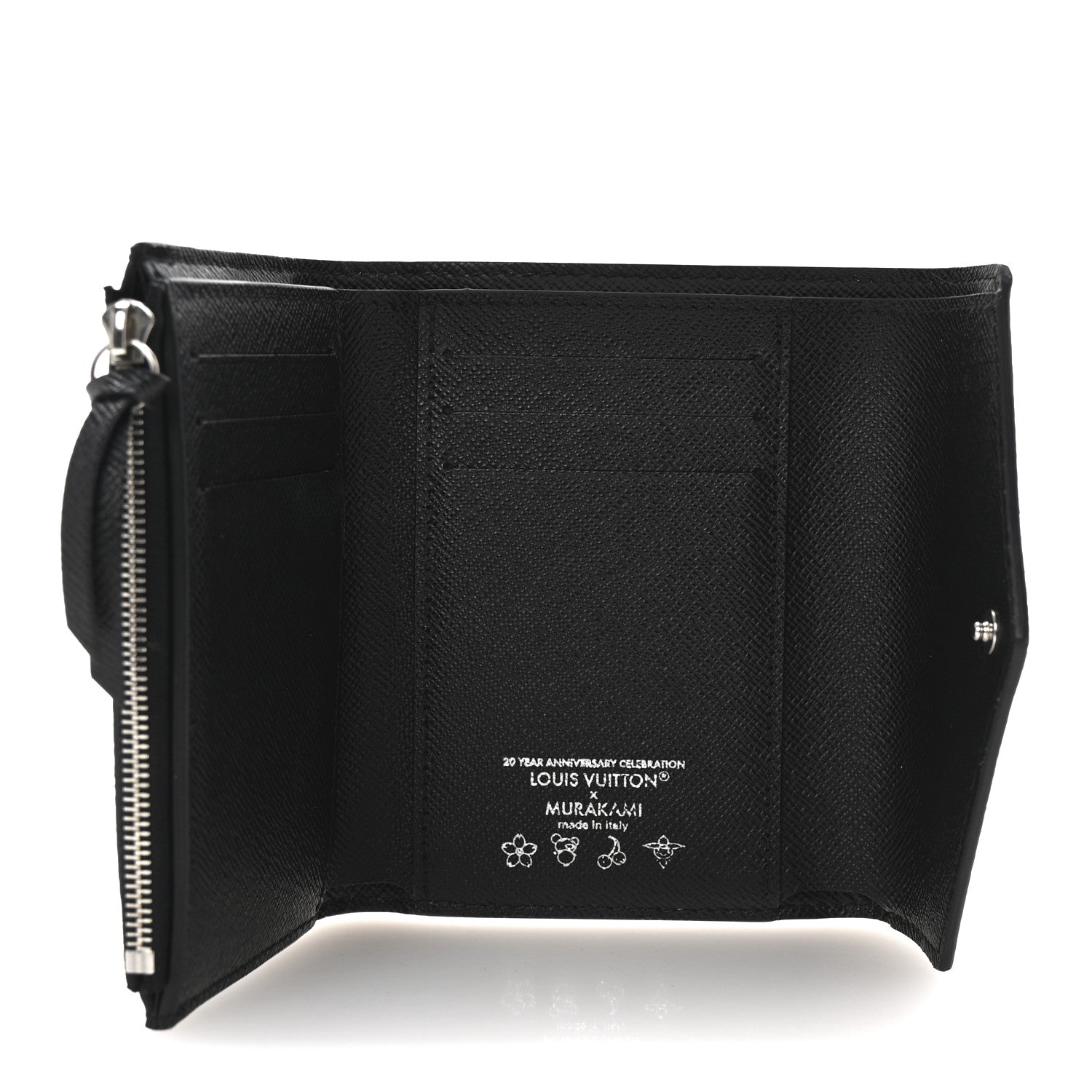 Louis Vuitton LV x TM Monogram Multicolor Victorine Wallet Black 5 of 7