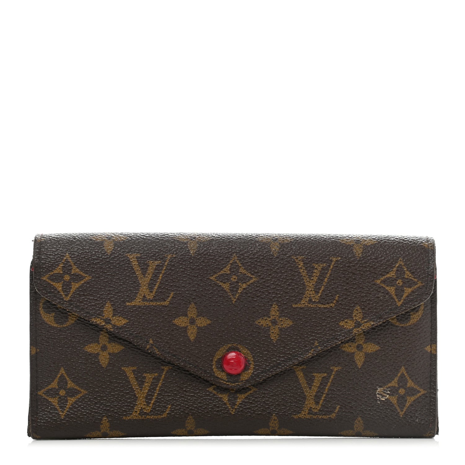 Louis Vuitton Monogram Josephine Wallet Red 1 of 18