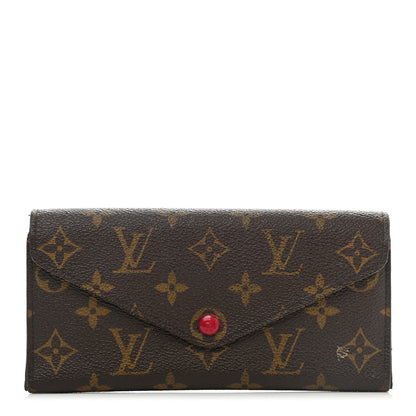 Louis Vuitton Monogram Josephine Wallet Red 1 of 18