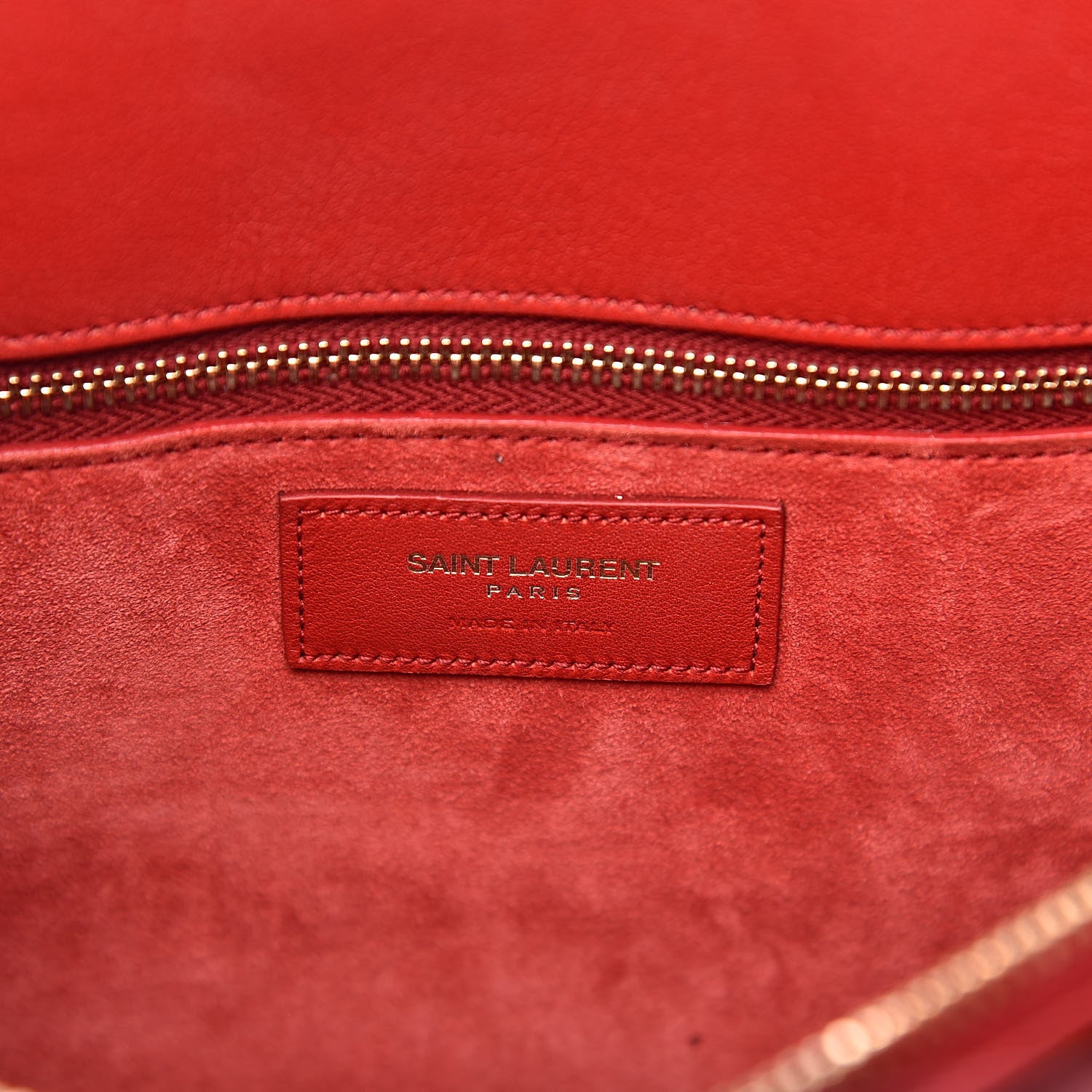 Saint Laurent Calfskin Small Sac De Jour Lipstick Red 6 of 9