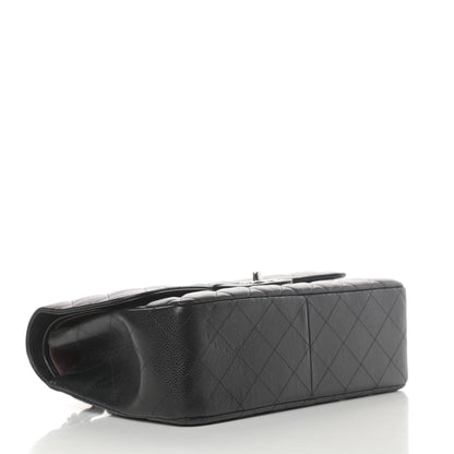 Chanel Caviar Quilted Jumbo Double Flap Black 4 of 14