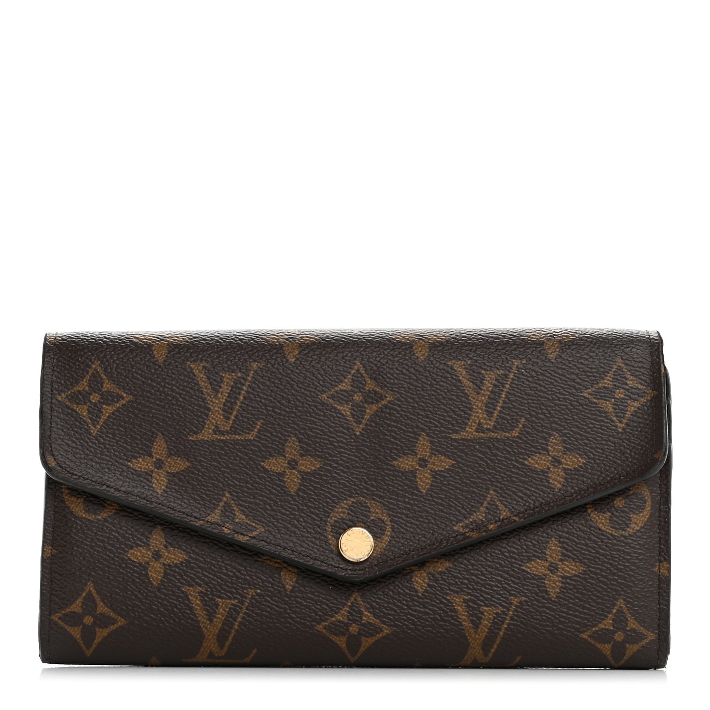 Monogram Sarah Wallet NM Coquelicot