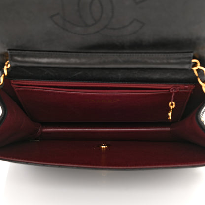Chanel Lambskin Quilted Medium Single Flap Black 5 of 9