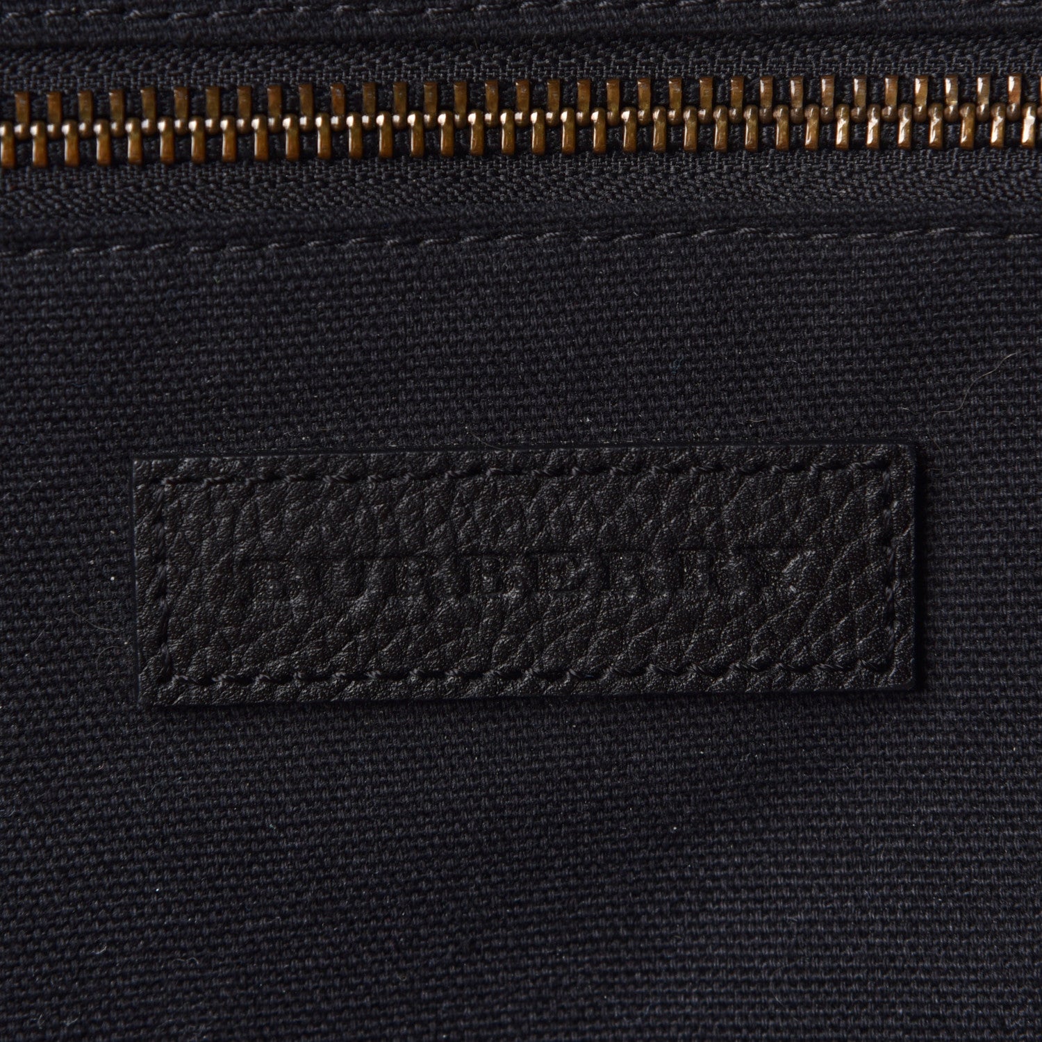 Burberry Mega Check Calfskin Abbeydale Simple Backpack Black Camel 10 of 10