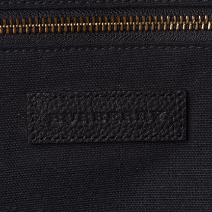 Burberry Mega Check Calfskin Abbeydale Simple Backpack Black Camel 10 of 10
