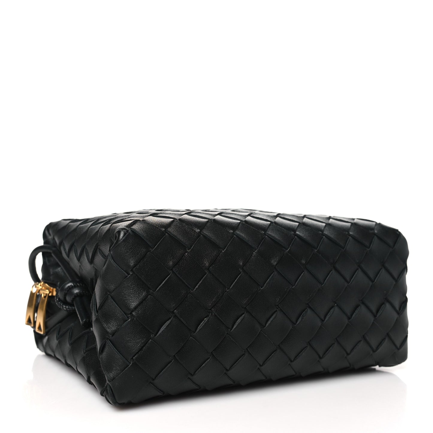 Nappa Intrecciato Medium Loop Camera Bag Black