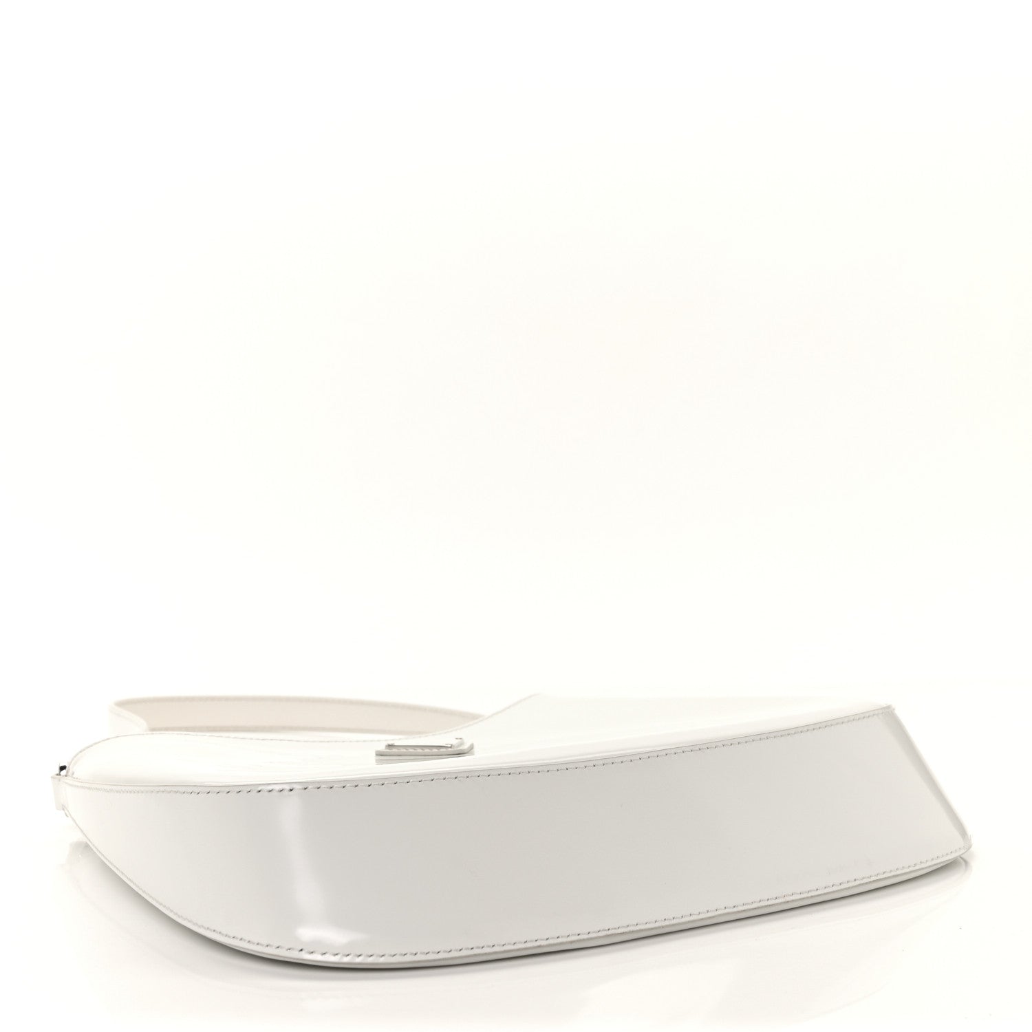 Prada Spazzolato Cleo Shoulder Bag White 4 of 8