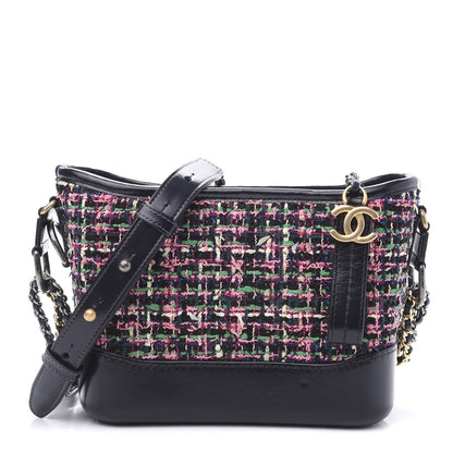 Chanel Tweed Calfskin Small Gabrielle Hobo Multi 1 of 13