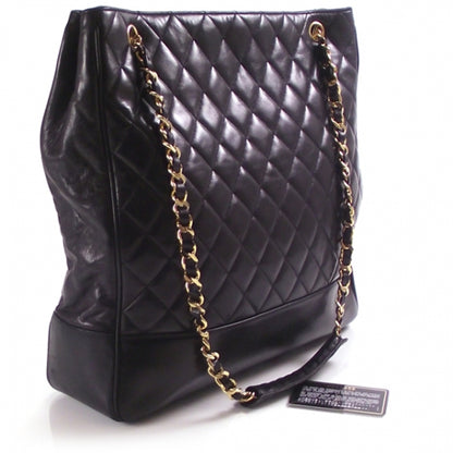 Chanel Vintage Quilted Shopping Tote 3 of 13