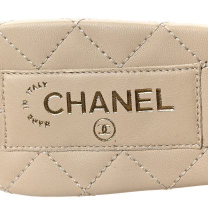 Chanel Satin Mule Sandals 35.5 Beige 7 of 8