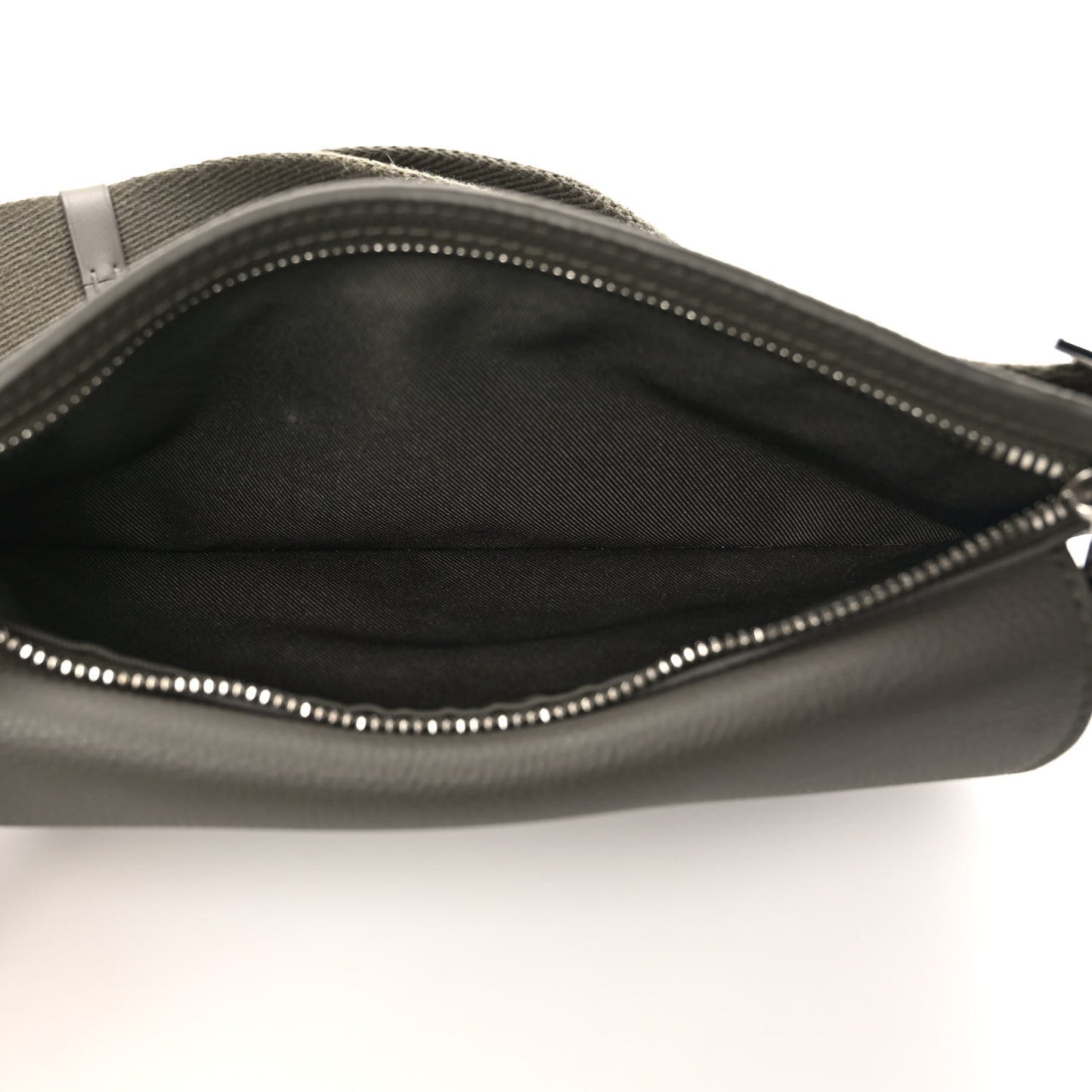 Grained Calfskin Aerogram Slingbag Khaki