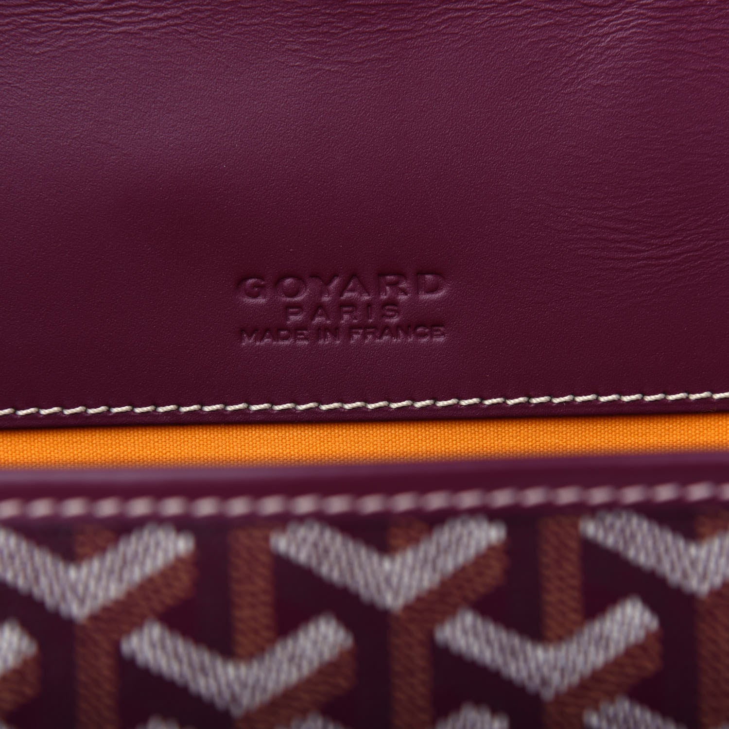 Goyard Goyardine Belvedere II MM Messenger Bag Bordeaux 6 of 10