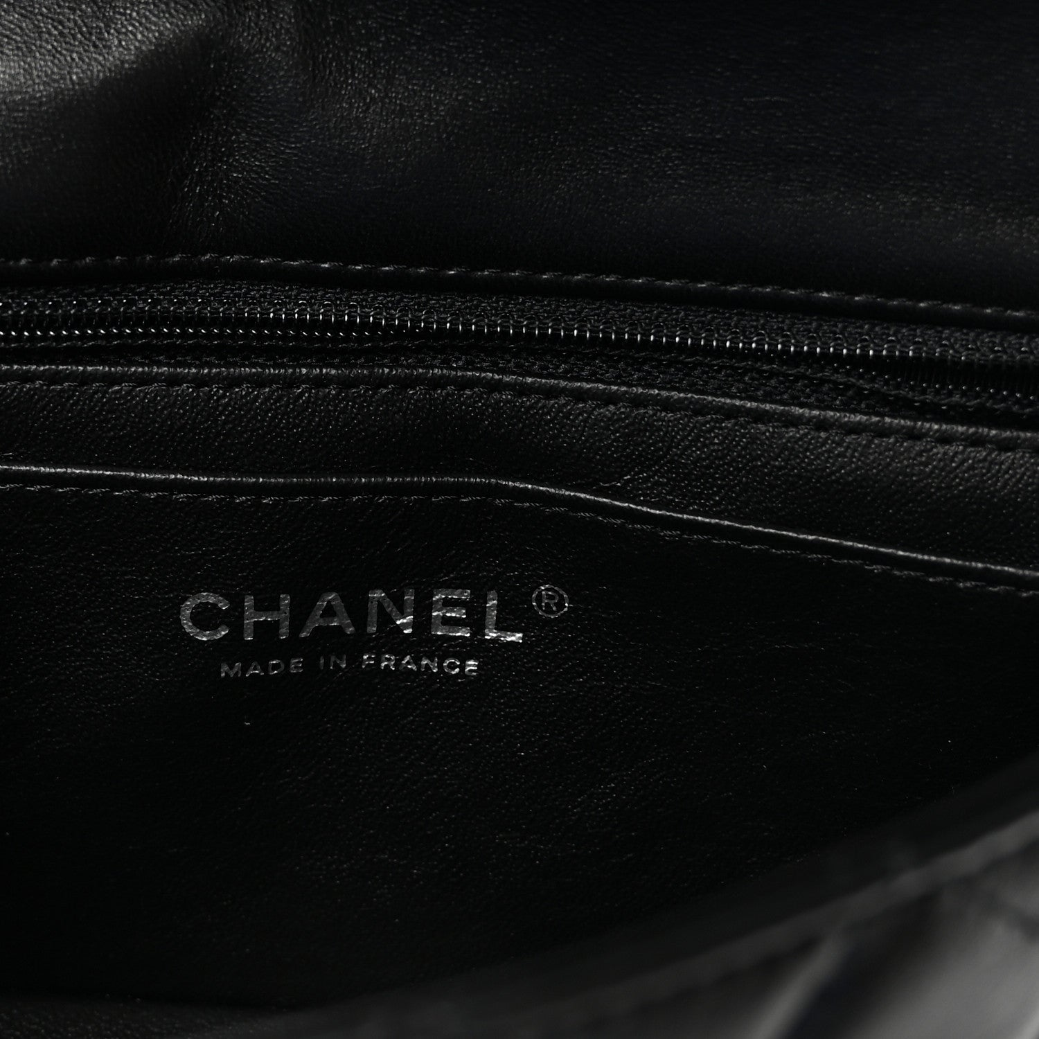 Chanel Lambskin Quilted Mini Rectangular Flap Black 6 of 11