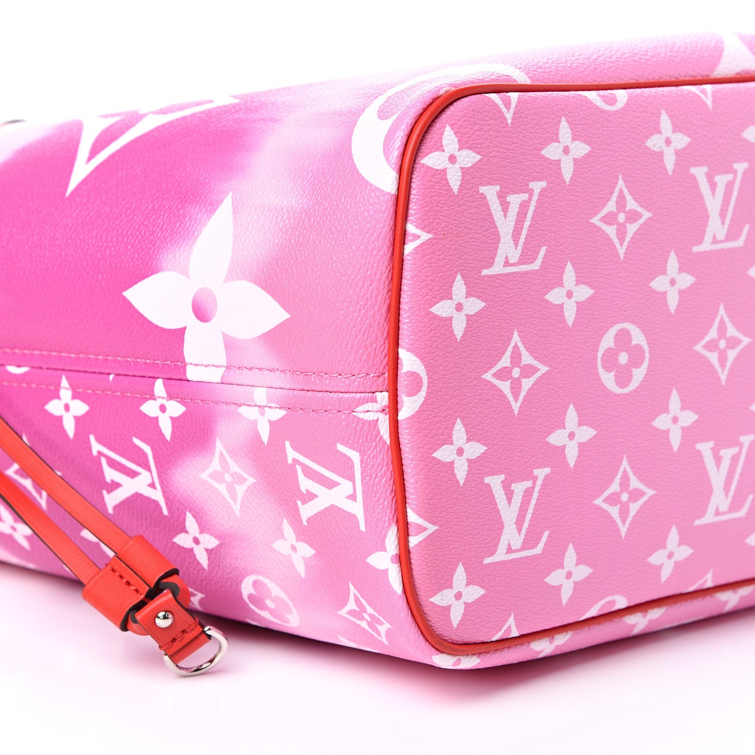 Louis Vuitton Monogram Escale Neverfull MM Rouge 10 of 12
