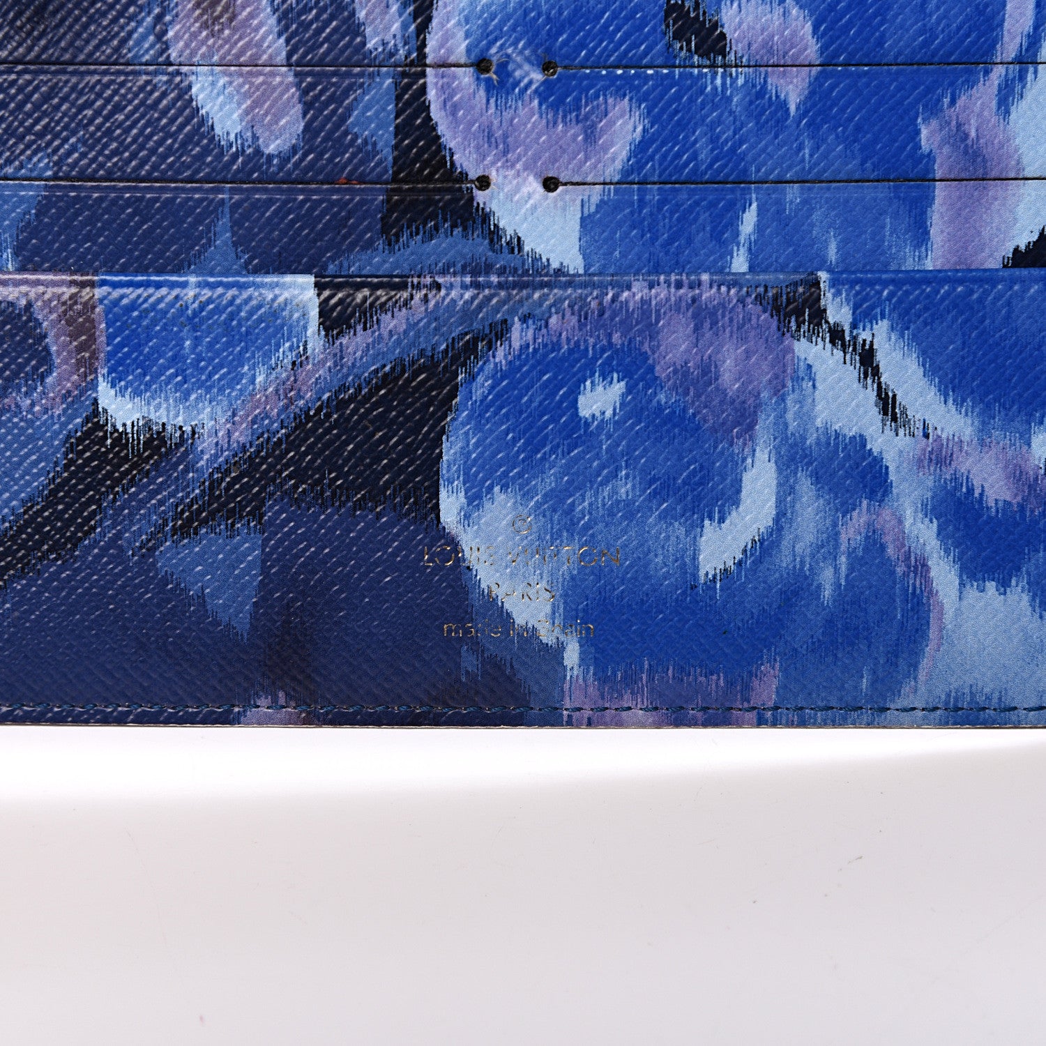 Louis Vuitton Monogram Articles de Voyage Ikat Insolite Wallet Grand Blue 5 of 10