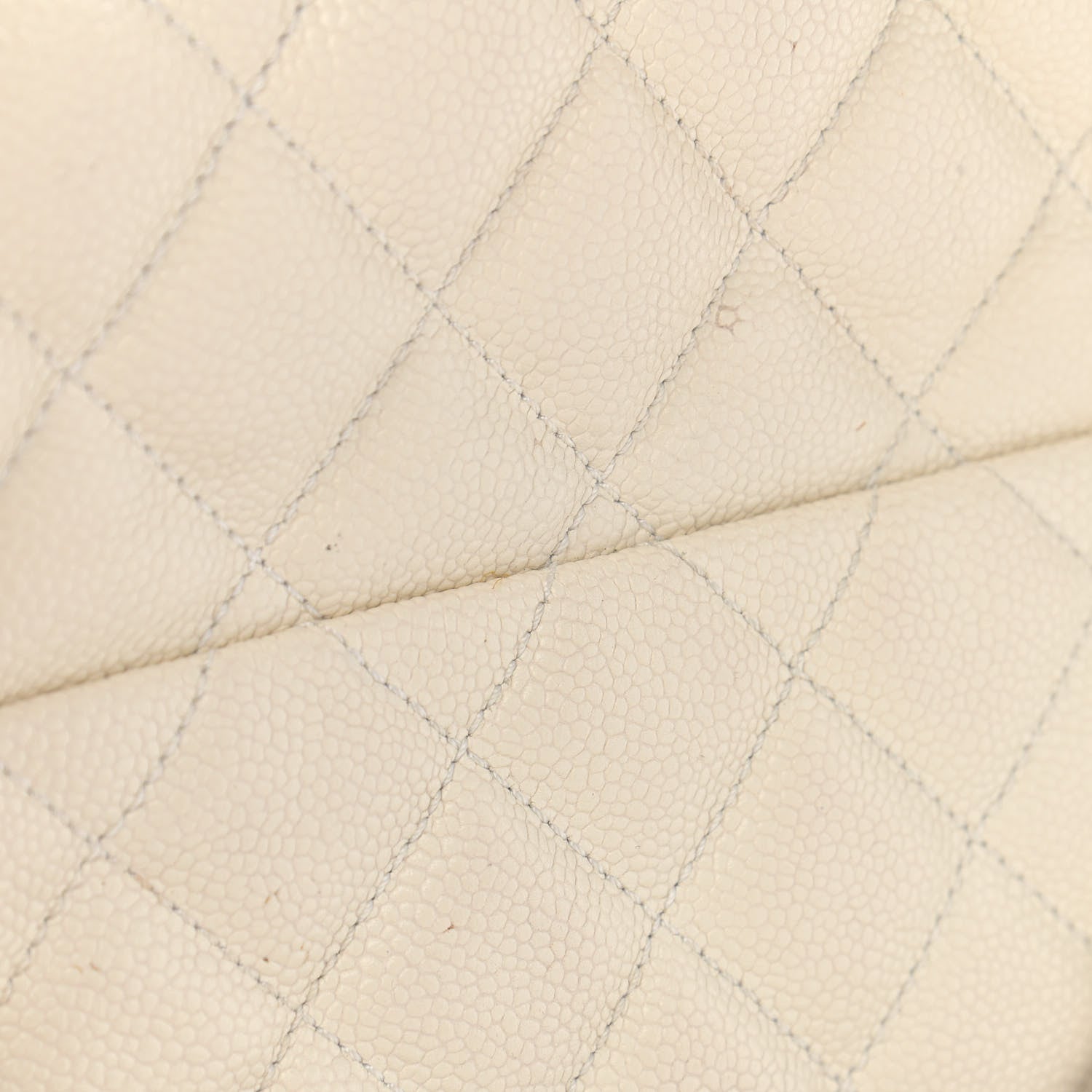Chanel Caviar Quilted Jumbo Easy Flap Dark White 11 of 13