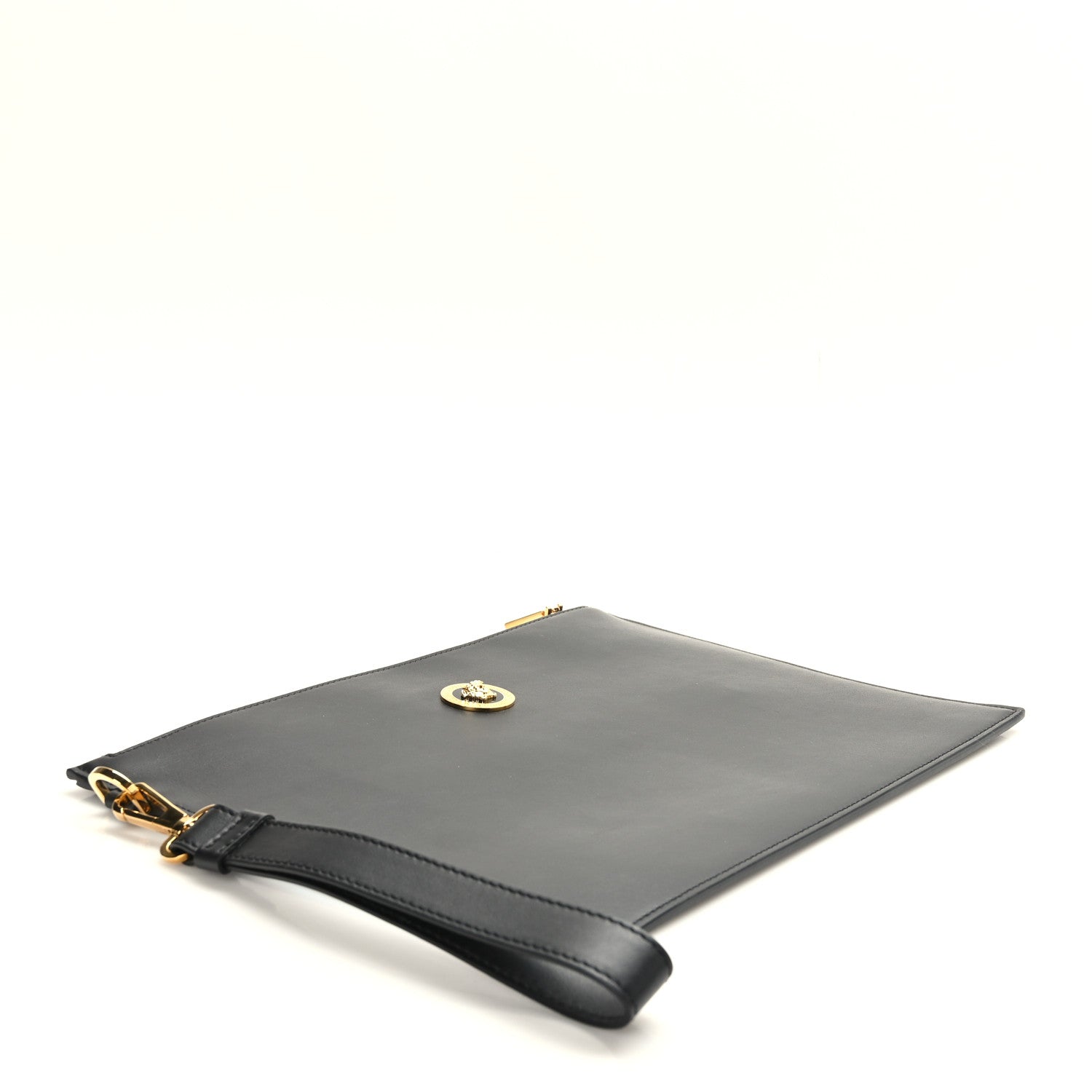 Versace Calfskin La Medusa Large Pouch Black 4 of 8