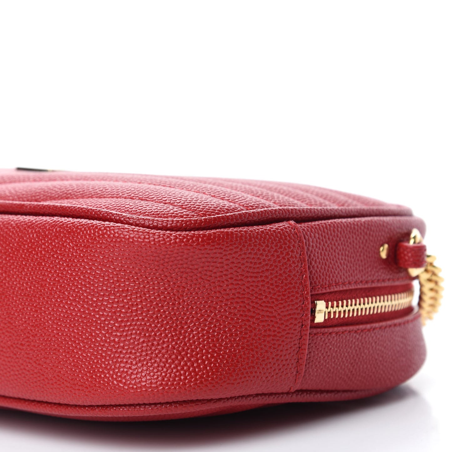 Grain De Poudre Matelasse Monogram Mini Lou Camera Bag Eros Red