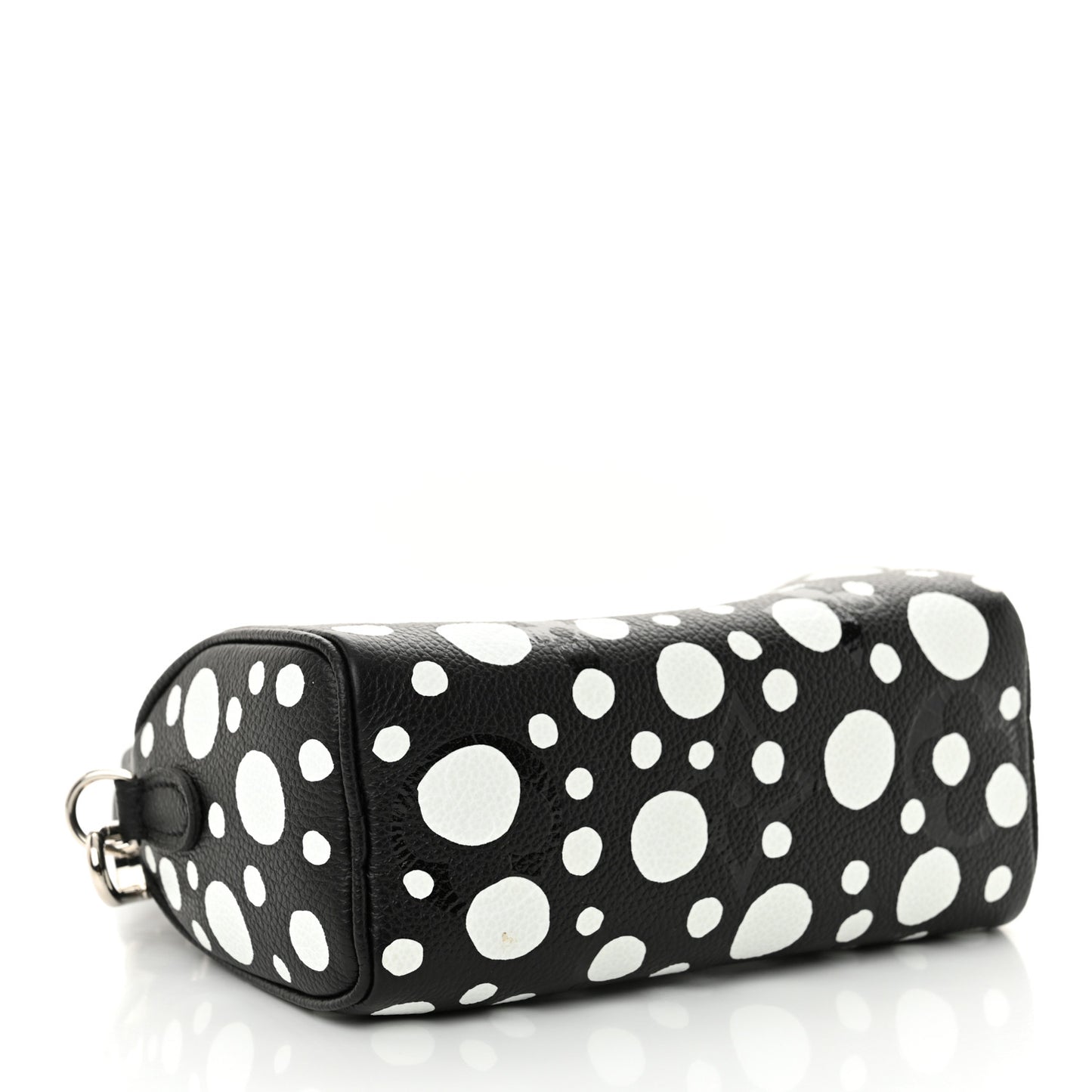 LV X YK Empreinte Infinity Dots Nano Speedy Bandouliere Black White
