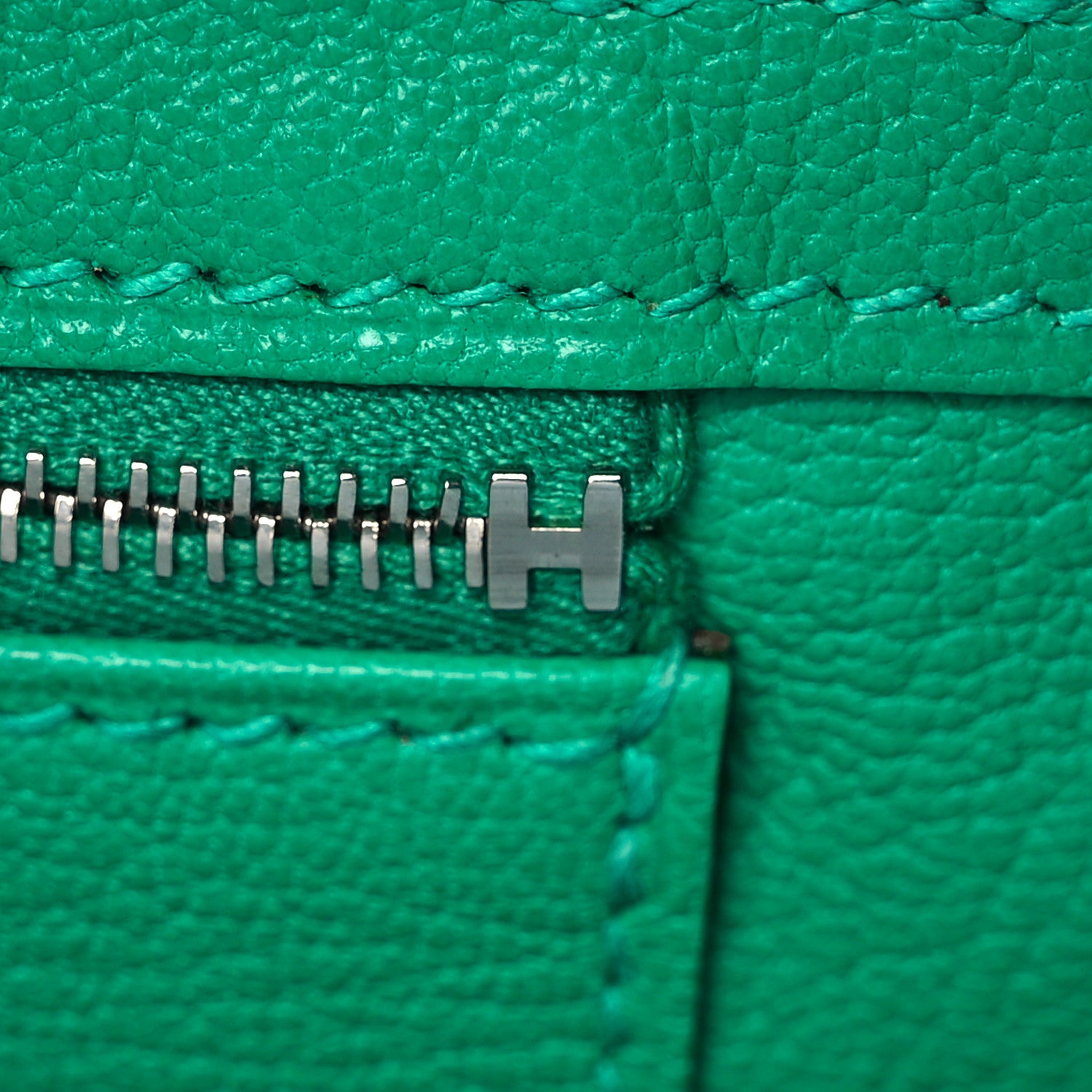 Hermes Taurillon Clemence Birkin 30 Menthe 19 of 31