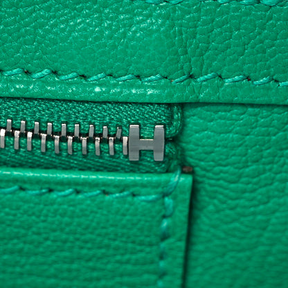 Hermes Taurillon Clemence Birkin 30 Menthe 19 of 31