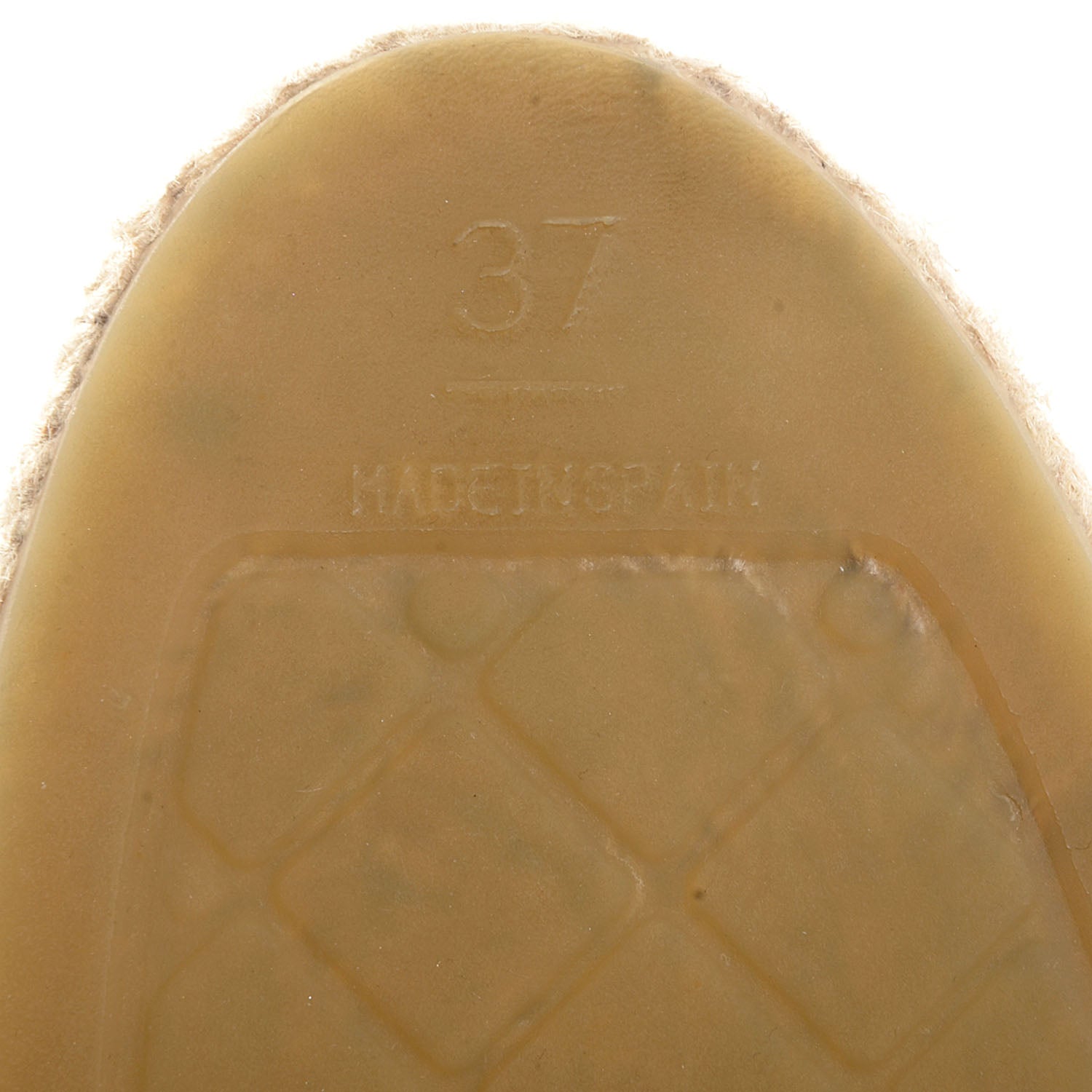 Chanel Lambskin Espadrilles 37 Black 5 of 7