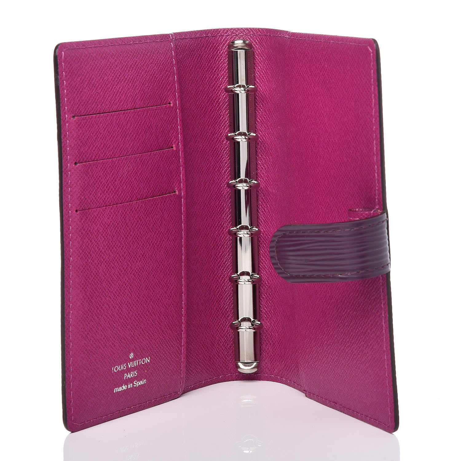 Louis Vuitton Epi Small Ring Agenda Cover Cassis 5 of 7