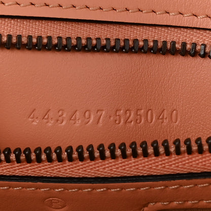 Gucci Calfskin Vertical Ring Matelasse Small GG Marmont Shoulder Bag Peachy Chic 7 of 11