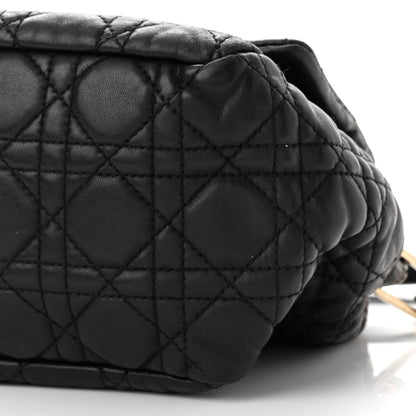 Christian Dior Lambskin Cannage Large New Lock Flap Black 9 of 9