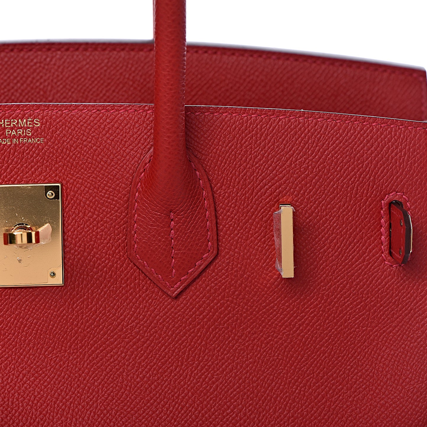 Epsom Birkin 30 Rouge Casaque