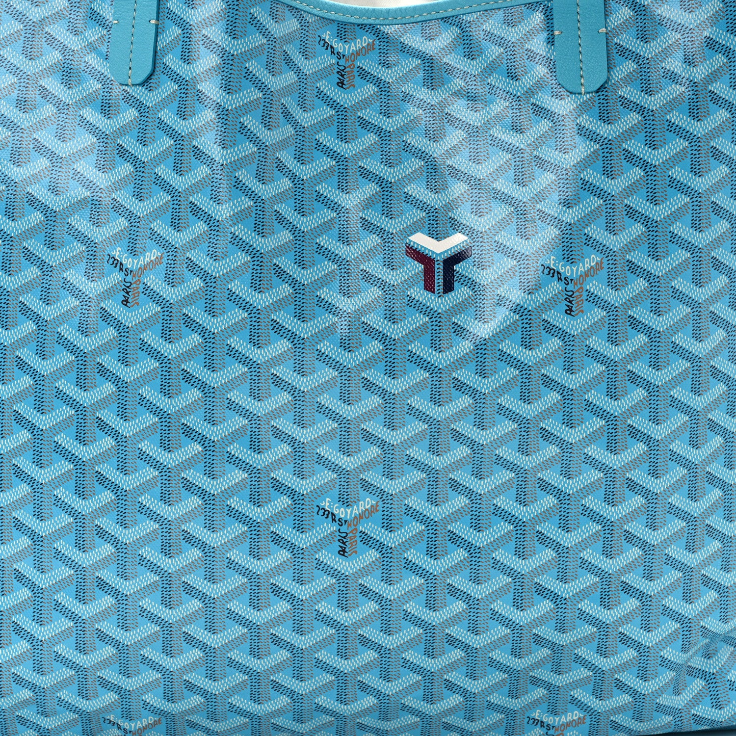 Goyard Goyardine Saint Louis GM Balise Beach Towel Set Turquoise 9 of 14