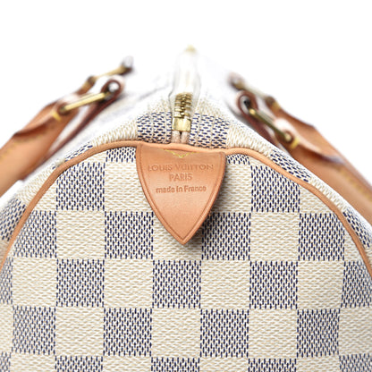 Louis Vuitton Damier Azur Speedy 30 7 of 16
